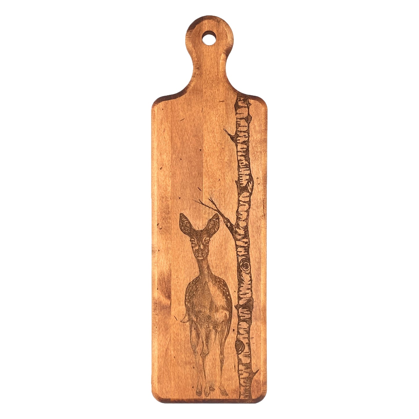 Laura Zindel Artisan Maple Plank Serving Board-Doe