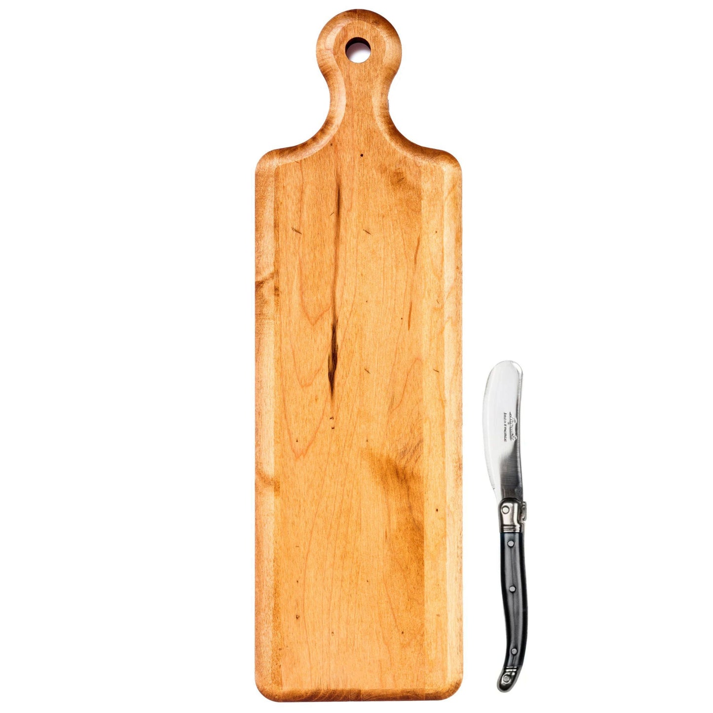 Artisan Plank + Cheese Knife Gift Set