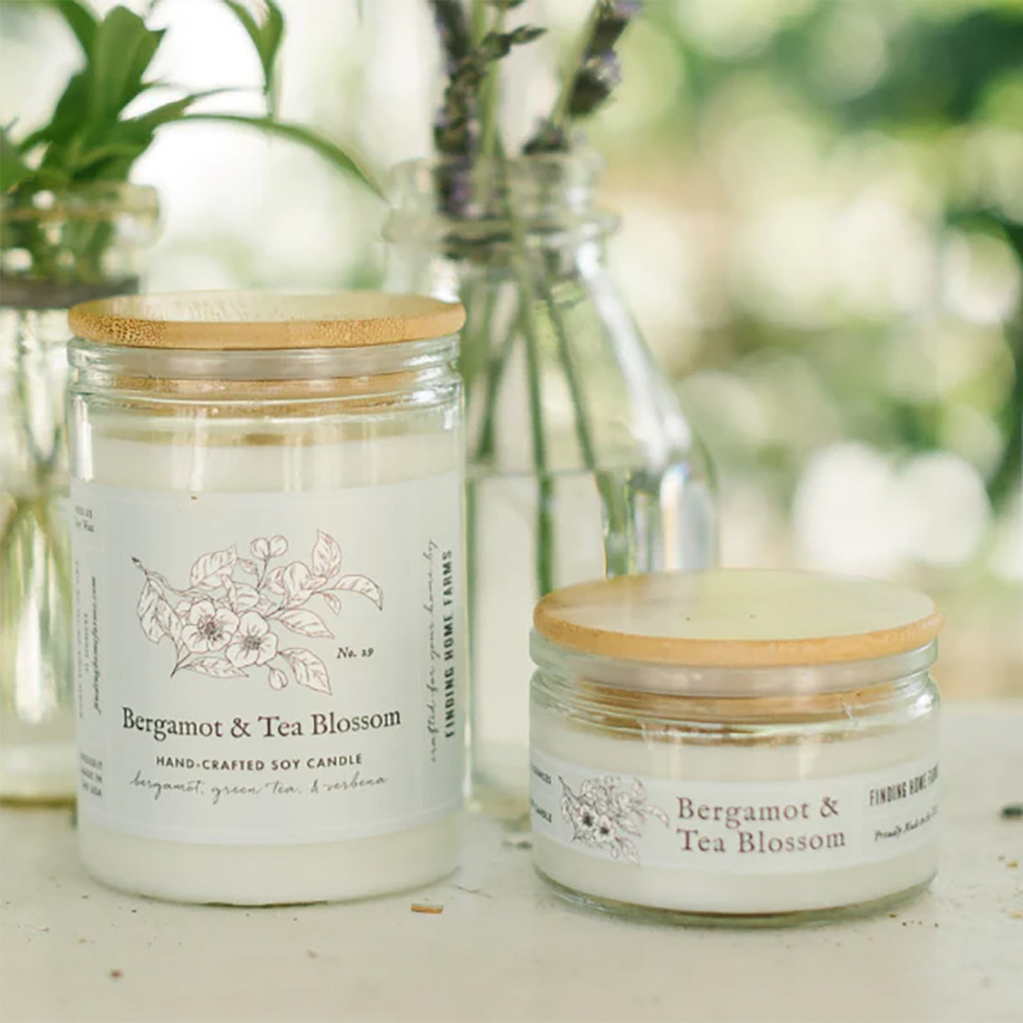 Bergamot & Tea Blossom Soy Candle