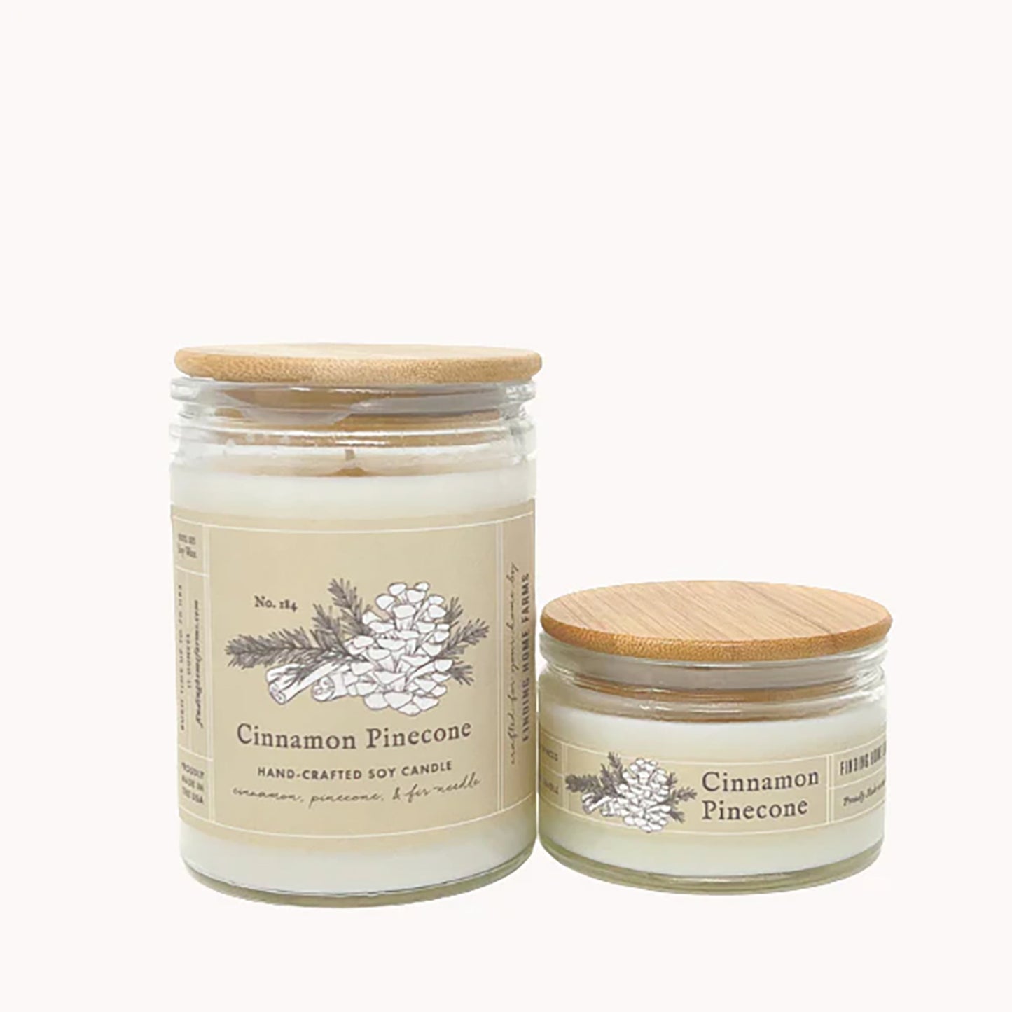 Cinnamon Pinecone Soy Candle