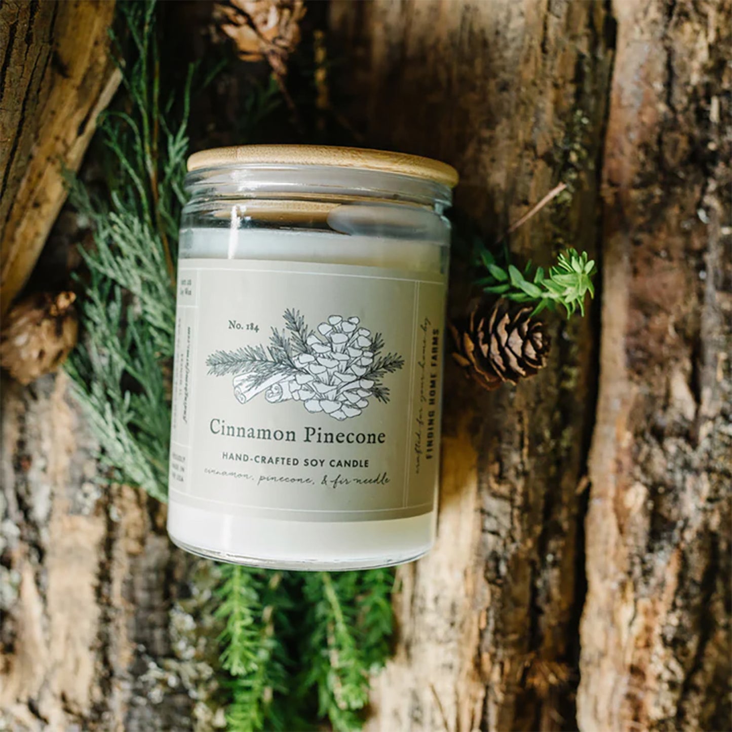 Cinnamon Pinecone Soy Candle
