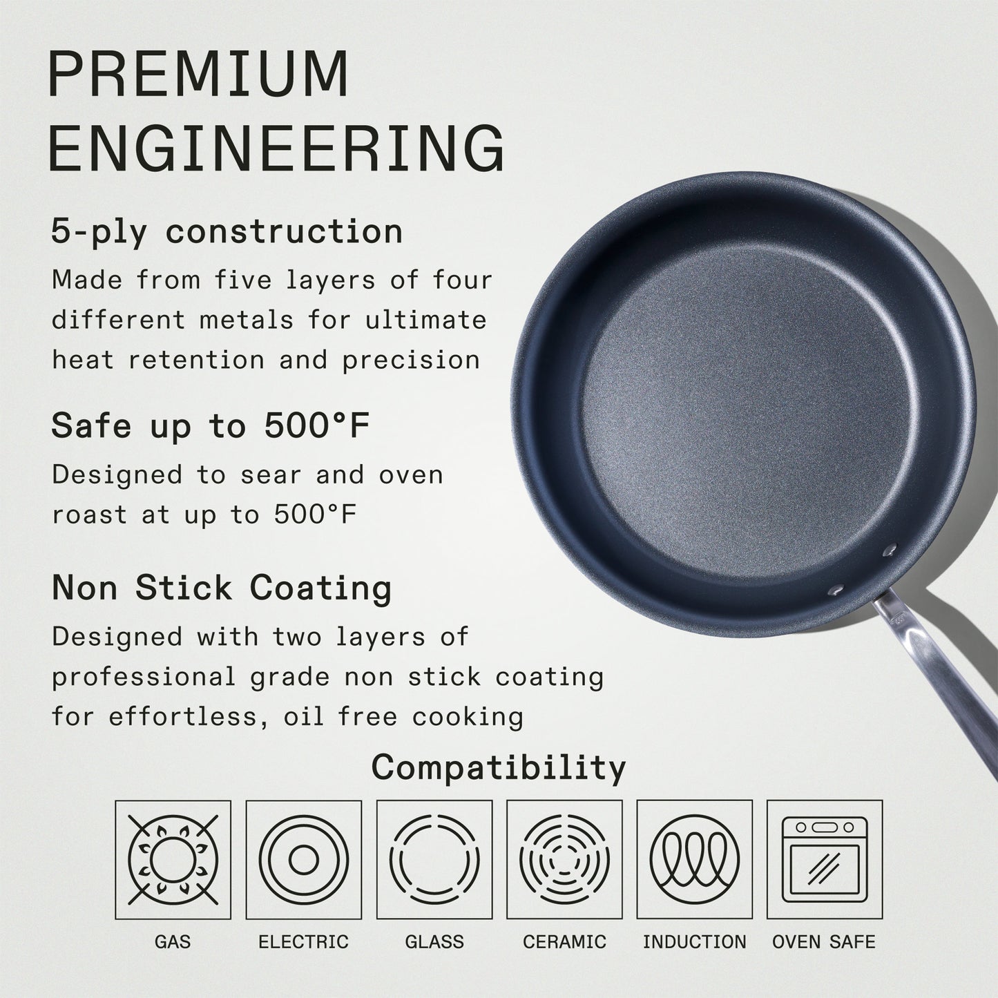 MADE IN ProCoat 12” Non Stick Fry Pan