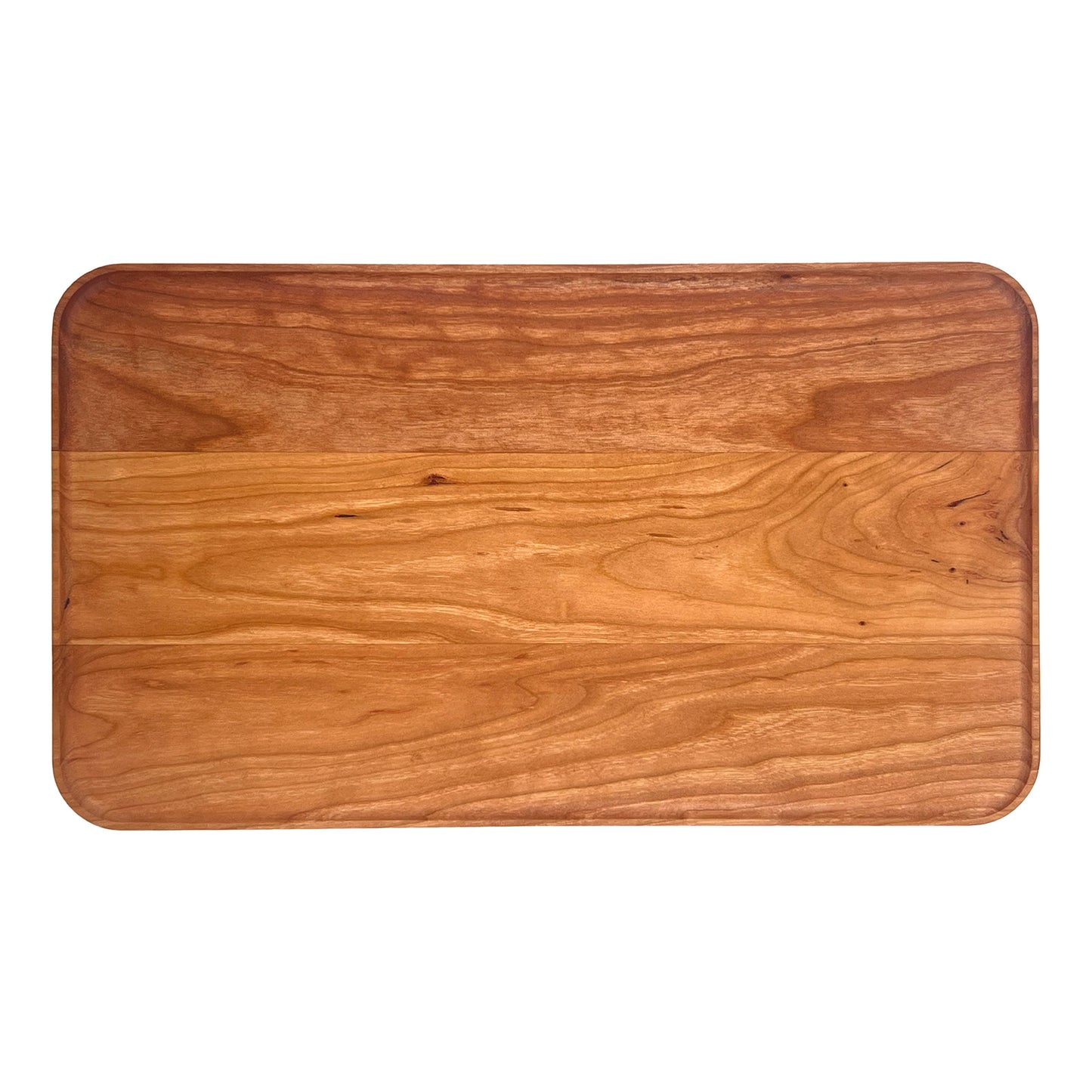 Cherry appetizer tray, 14"x8", on a white background.