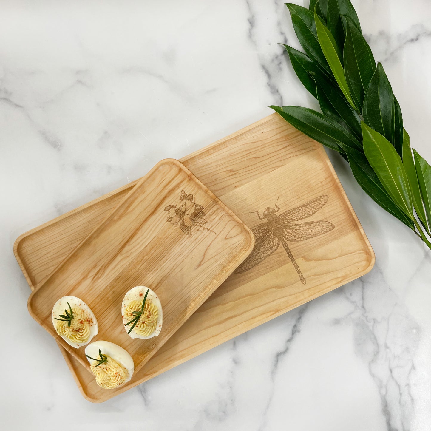 Maple Appetizer Set-Magnolia + Dragonfly