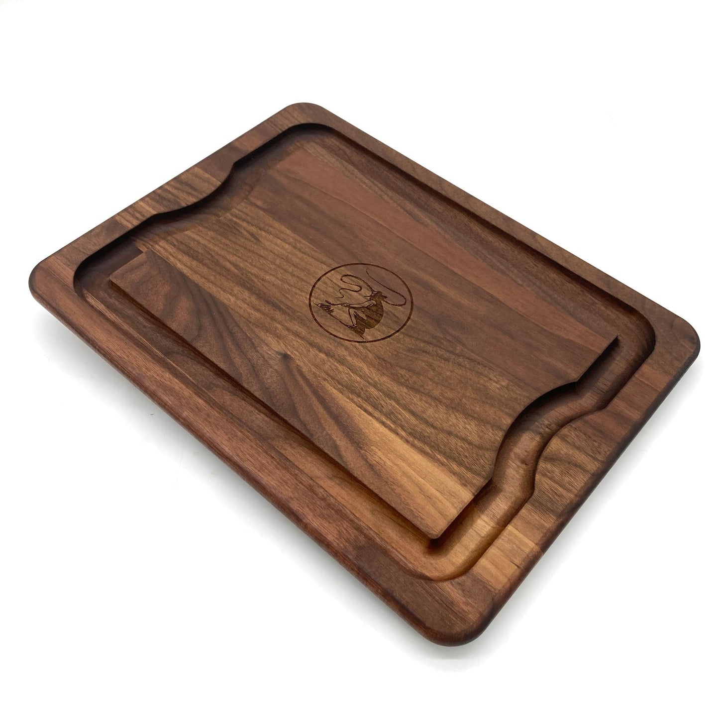 Black Angus-Walnut BBQ Carving Board-16" x 12"