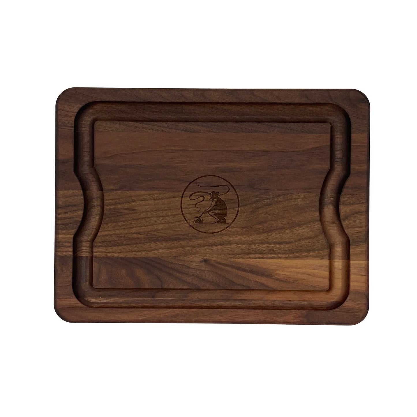 Black Angus-Walnut BBQ Carving Board-16" x 12"