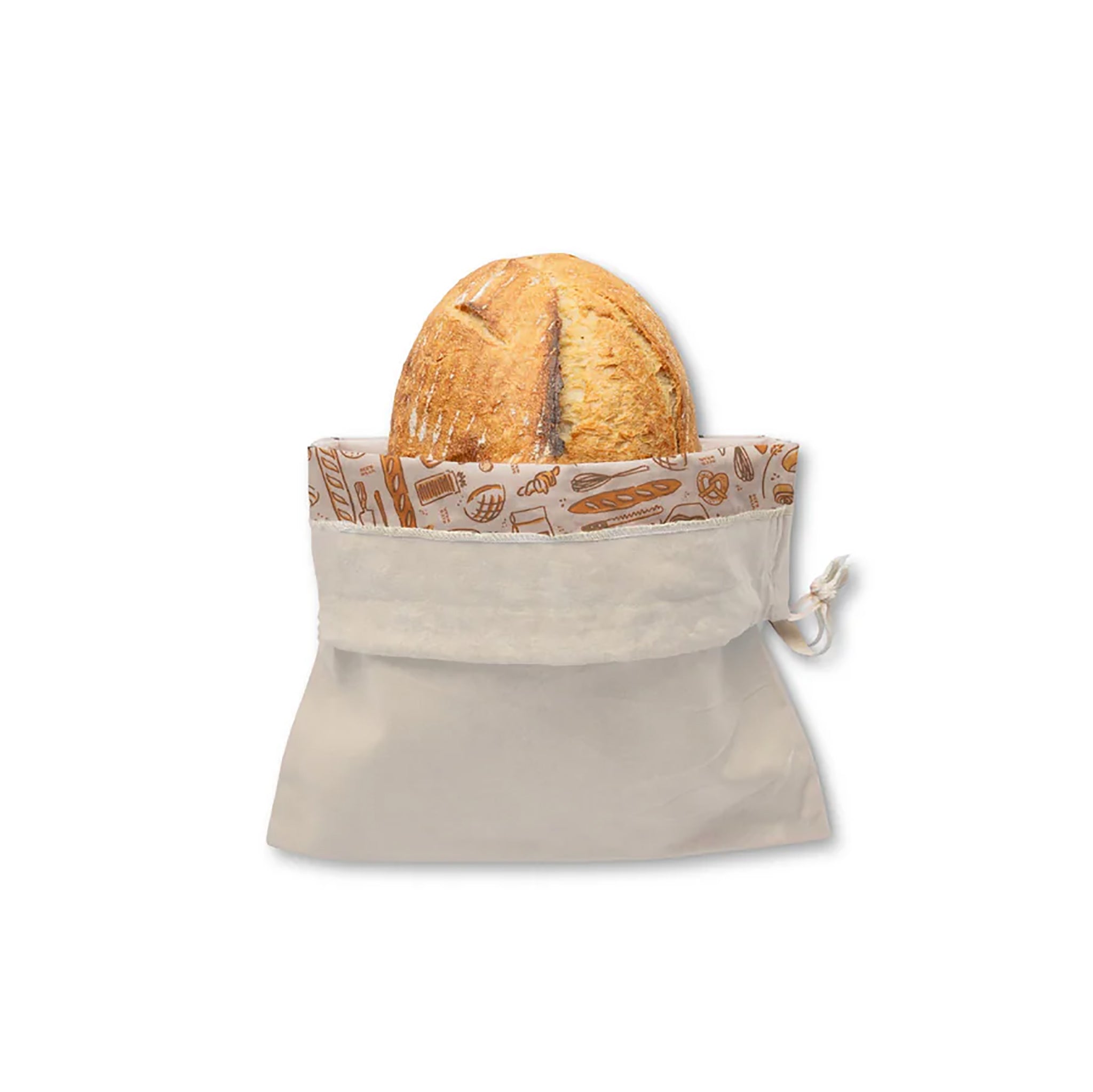 【A VACATION】 アバケーション　BREAD MESH KARMA Bee's Wrap Bread Bag- Bakery Lane | JK Adams