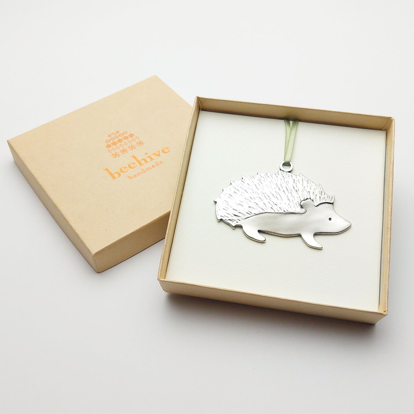 Pewter Ornament Hedgehog