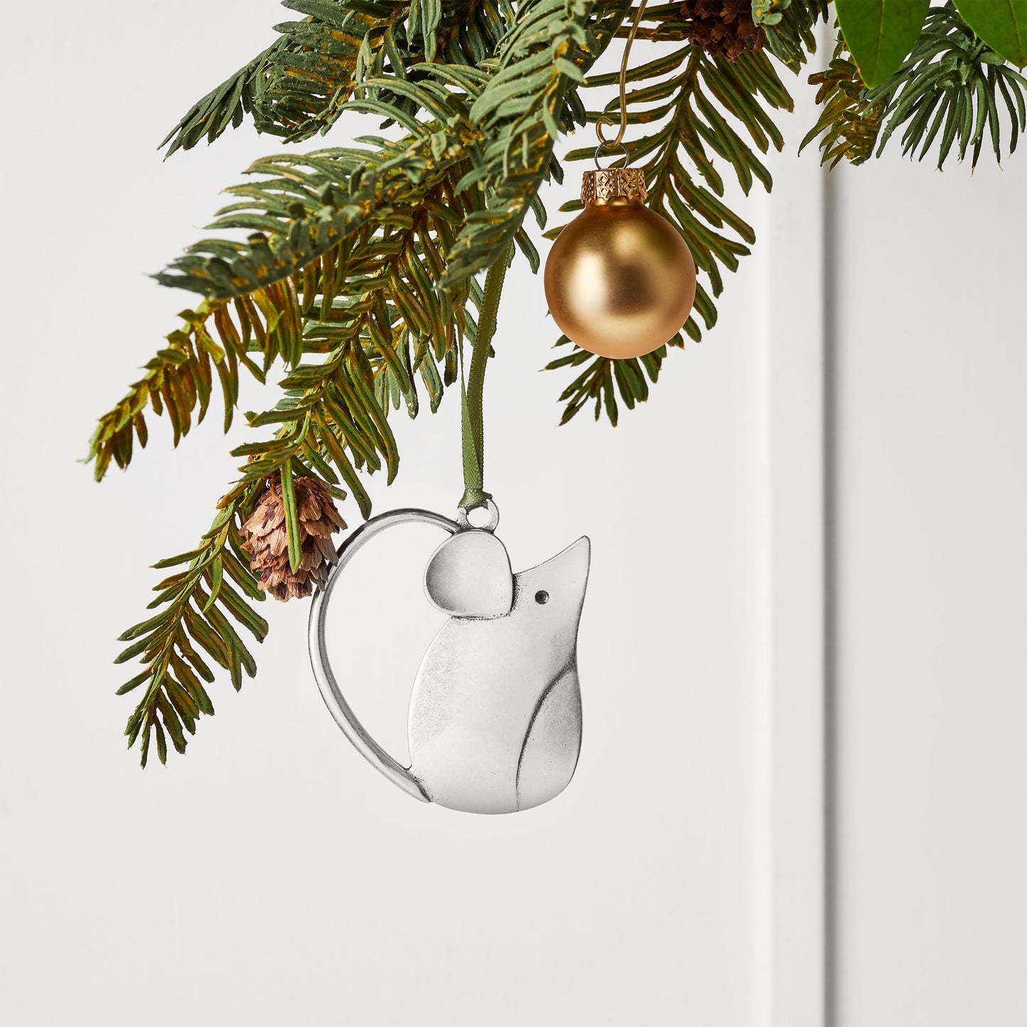 Pewter Ornament Mouse