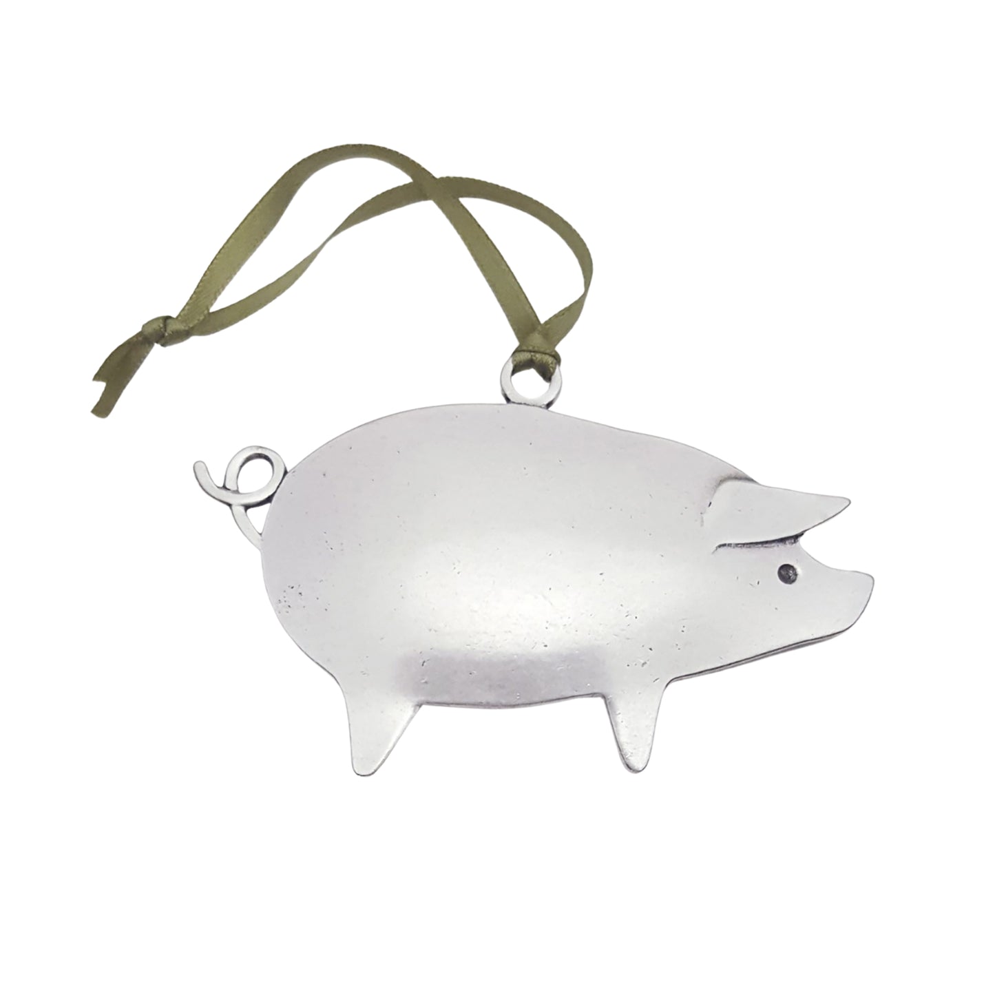 Pewter Ornament Pig