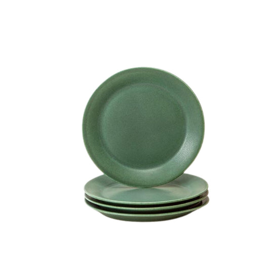 Bennington Potters Classic Dessert Plate-Elements Green