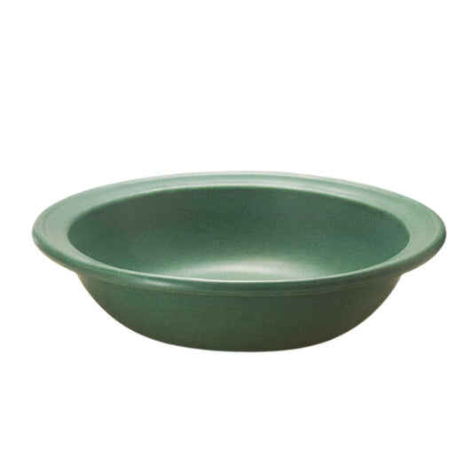 Bennington Potters Rimmed Serving Bowl- Elements Green