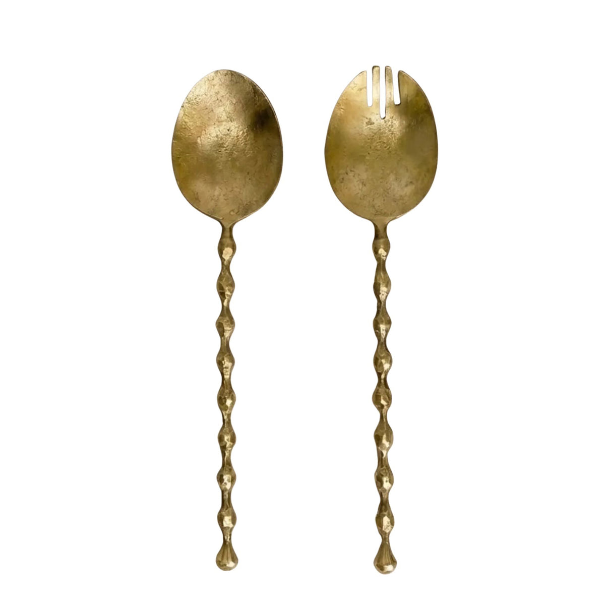 Elora Brass Serving Set of 2