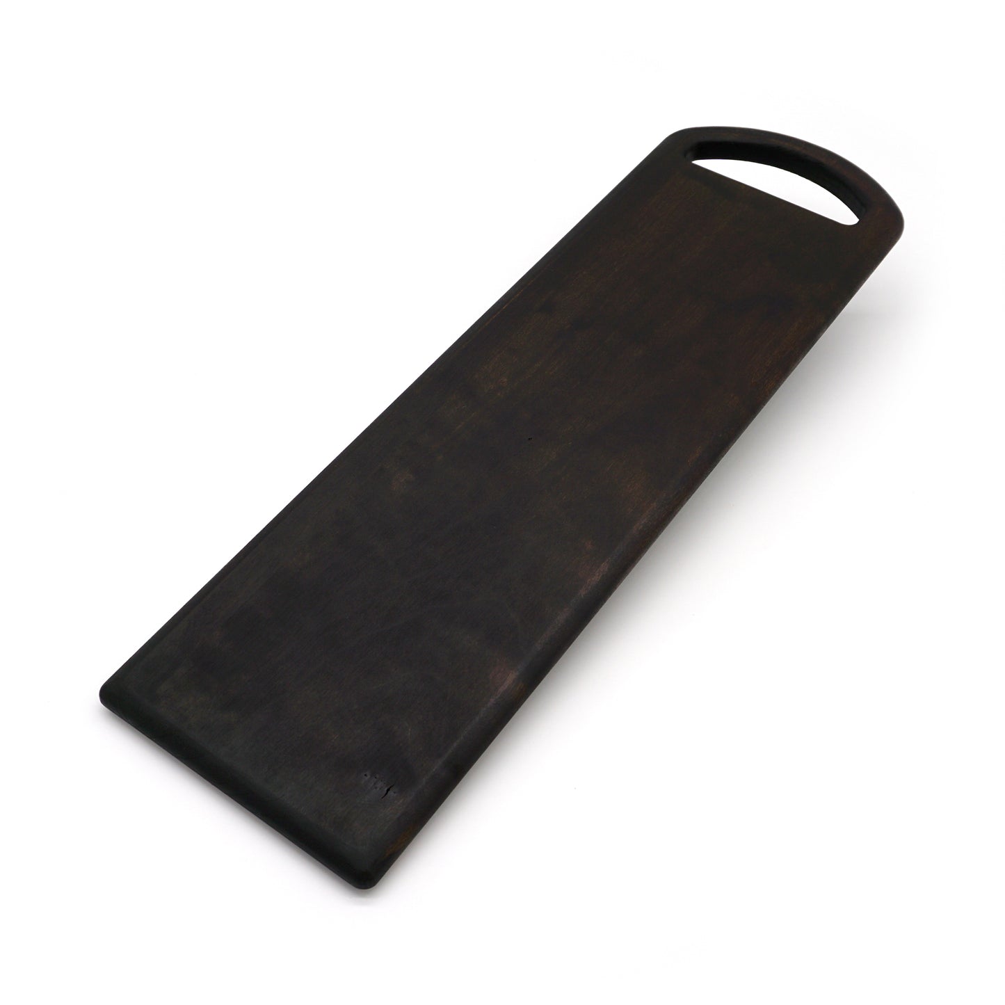 Ebonized Cherry Serving Board with Oval Handle-11" x 6"