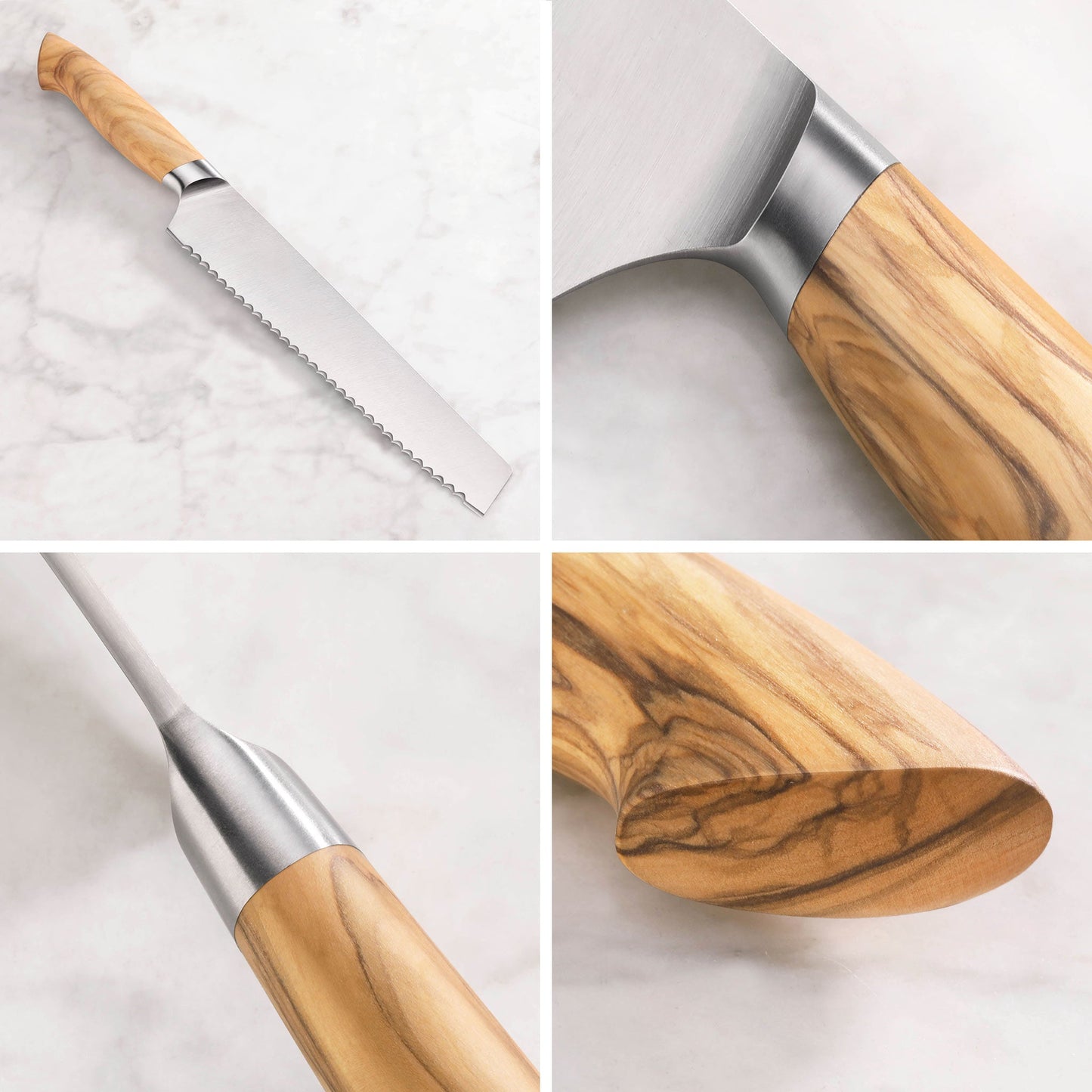 Cangshan 8" Bread Knife-Oliv