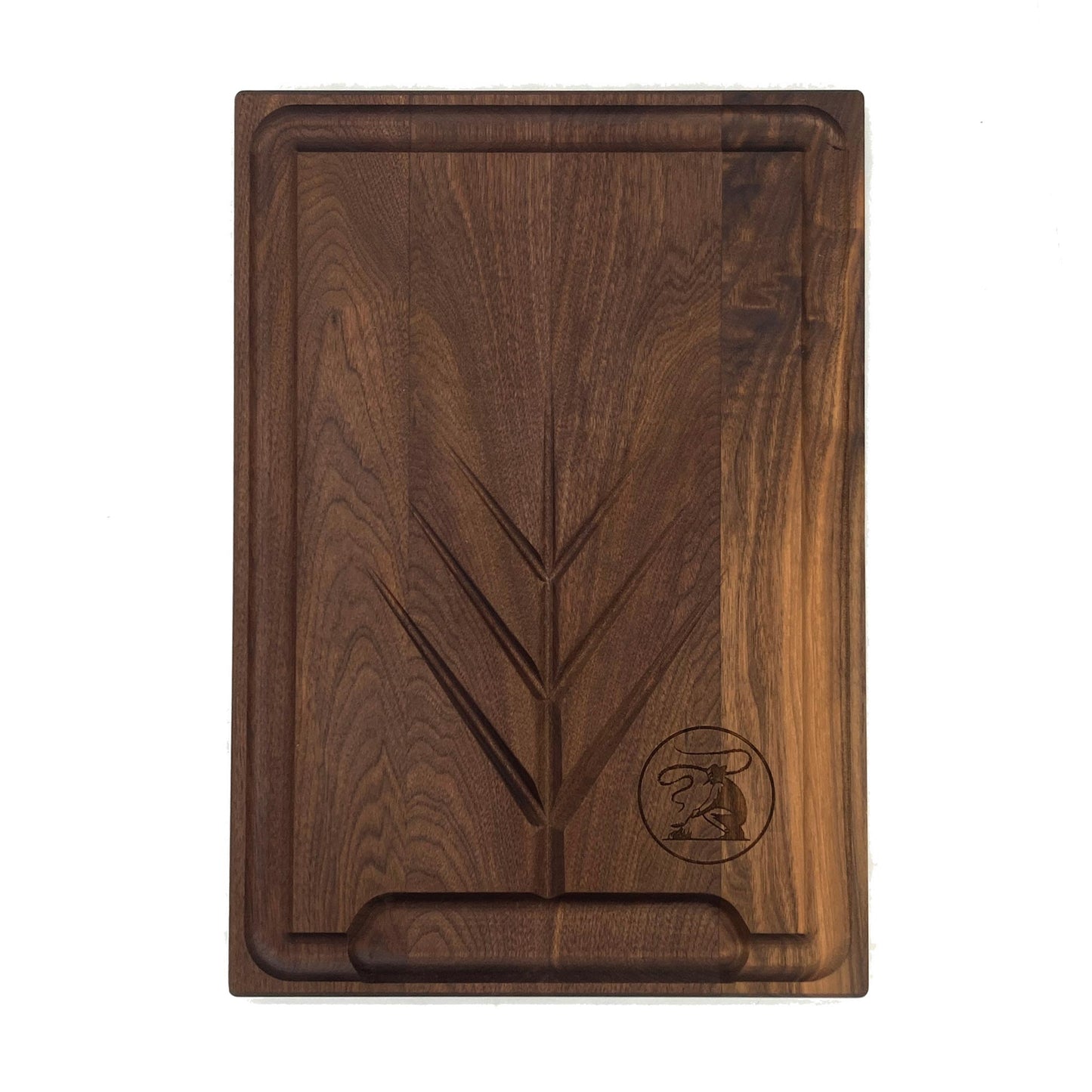 Black Angus Walnut Carving Board-20" x 14"