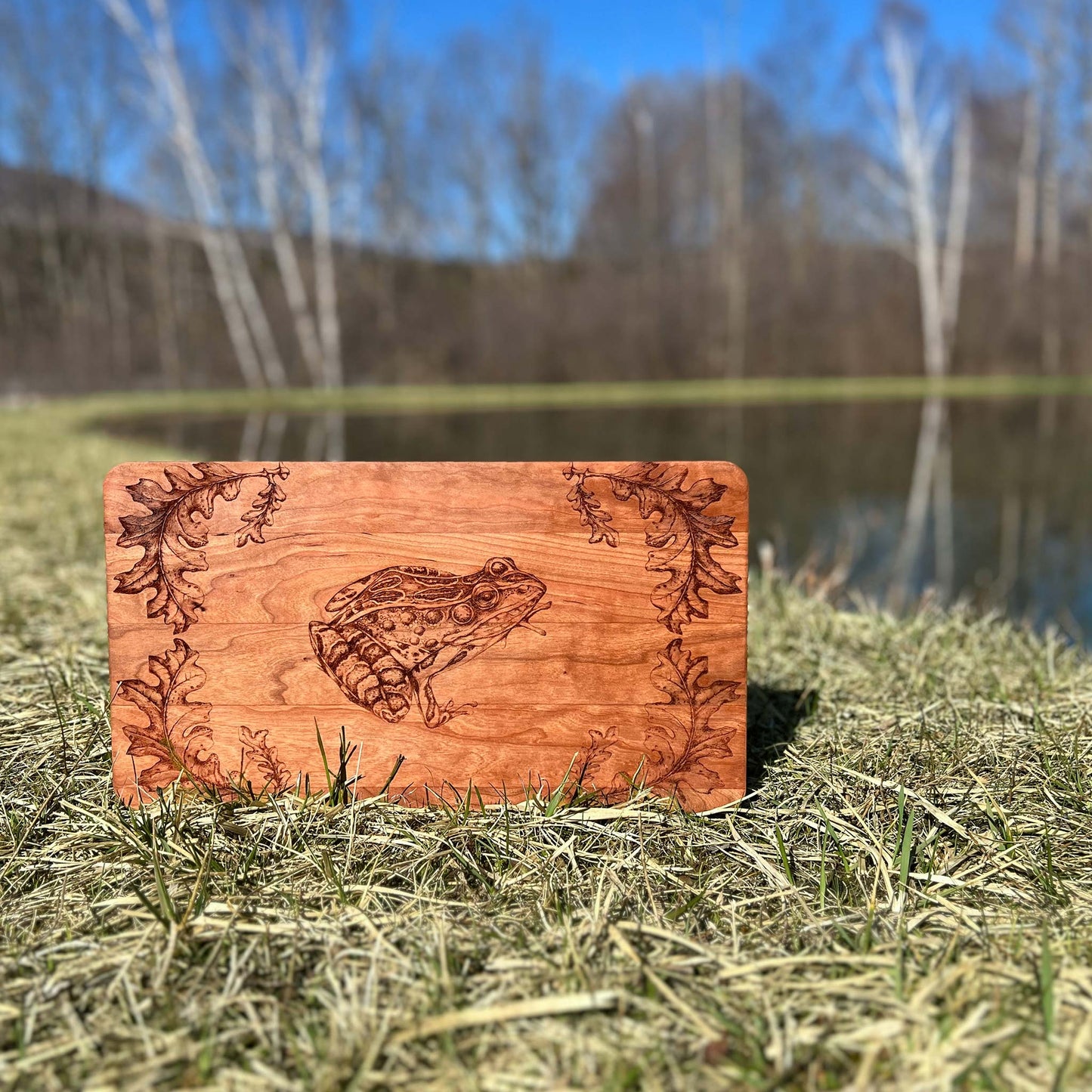 Laura Zindel Cherry Essential Serving Board-American Frog