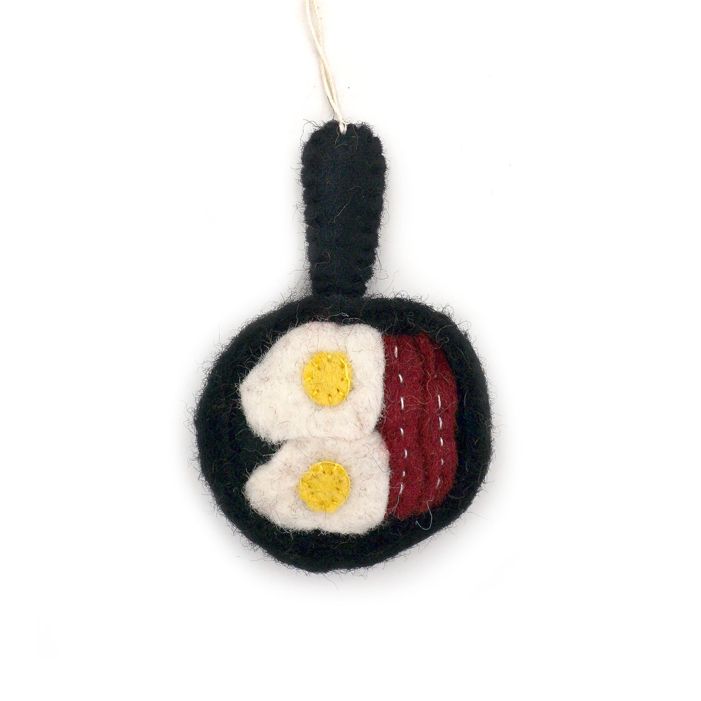 Felt Ornament Bacon & Eggs