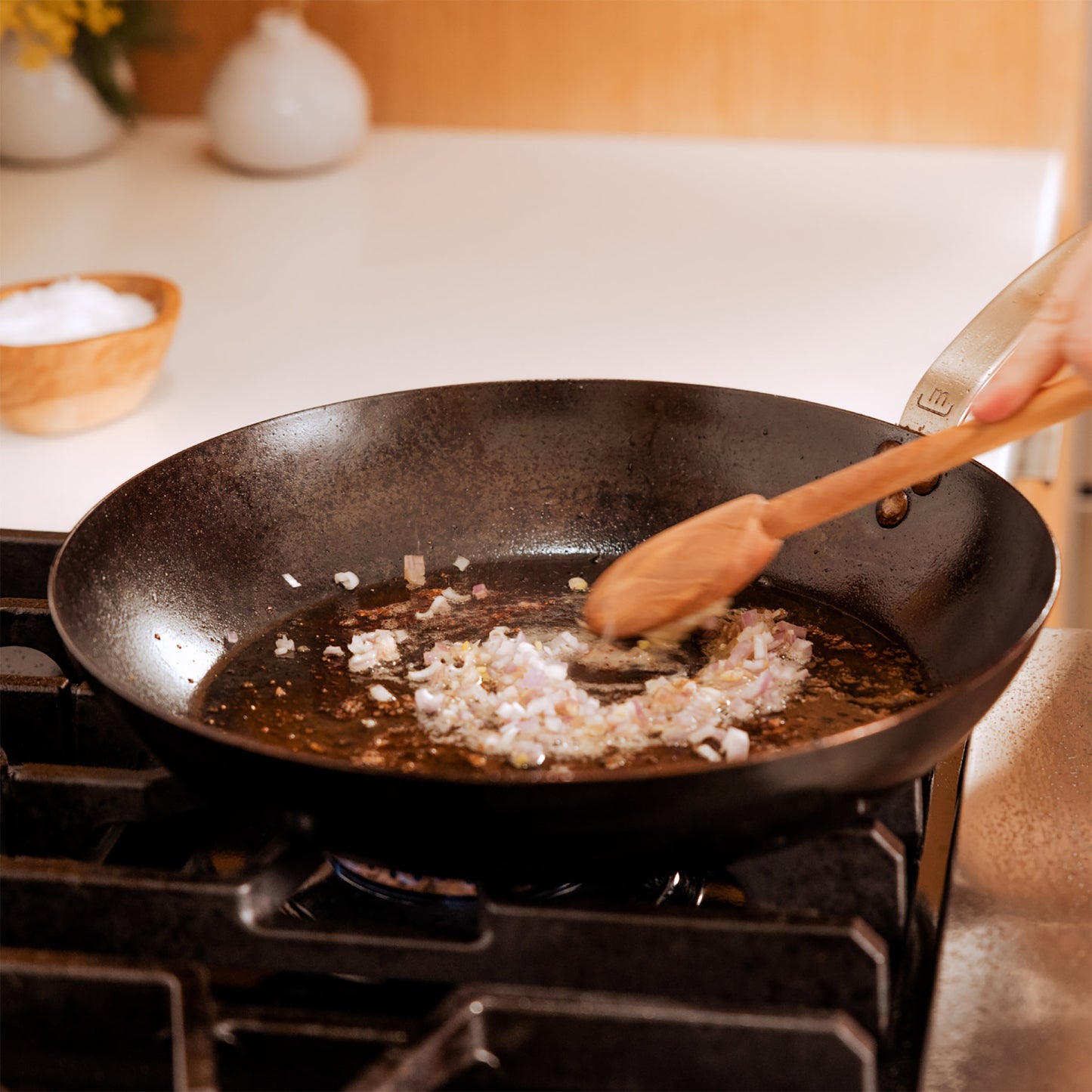 MADE IN Blue Carbon Steel 12" Fry Pan (Seasoned)