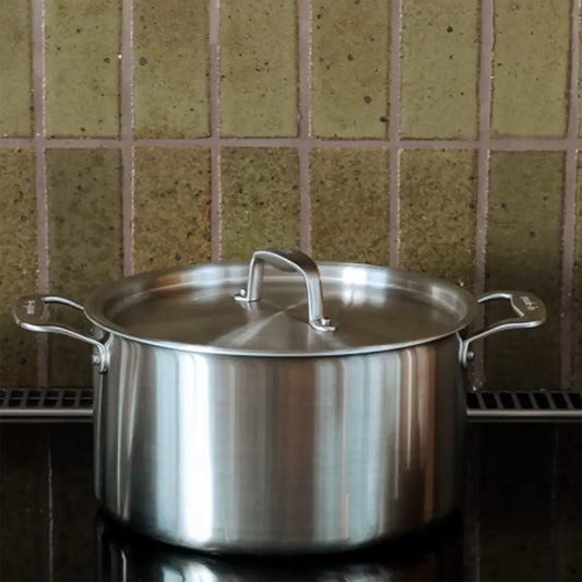 MADE IN Stainless Clad 12 QT Stockpot with Lid