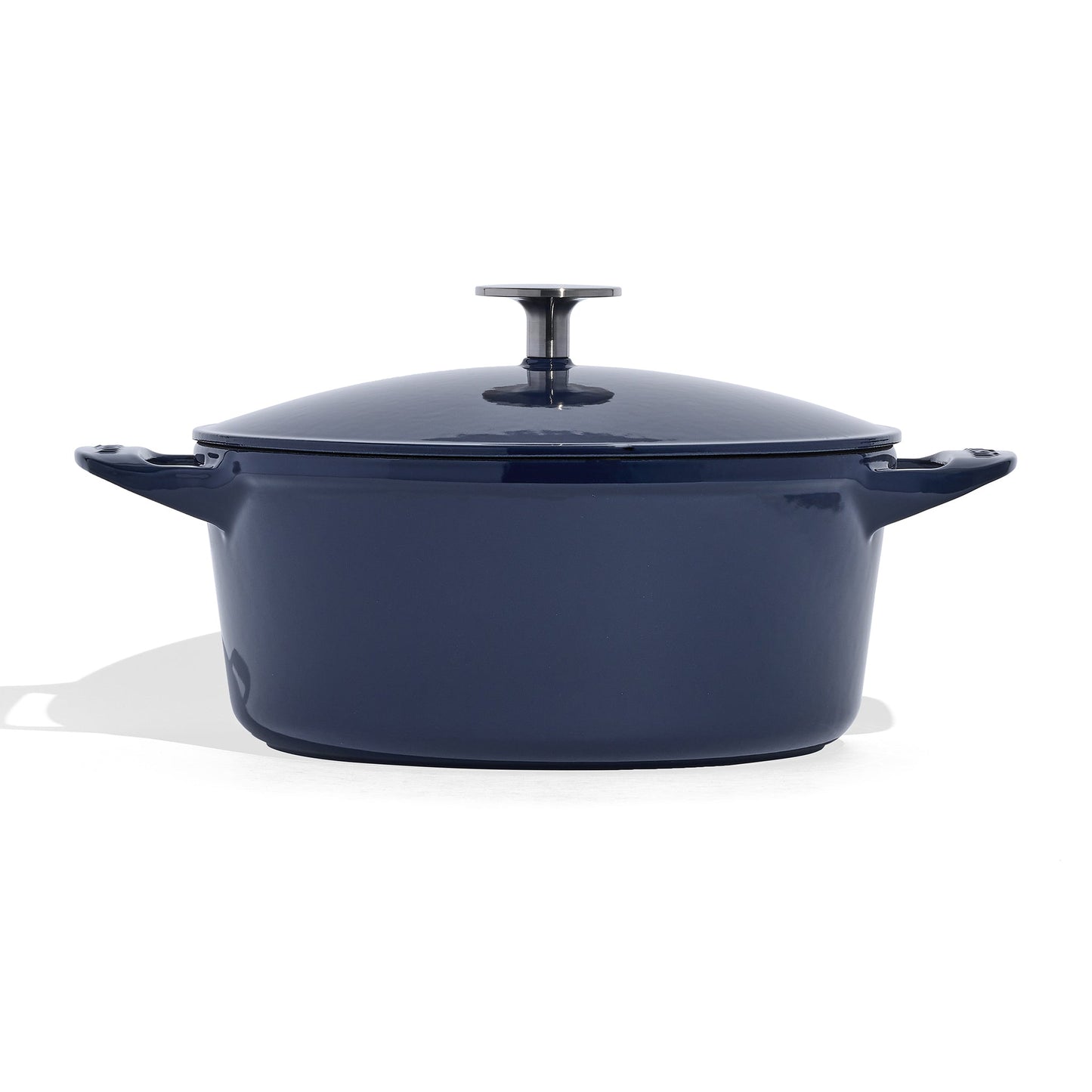 MADE IN Enameled Cast Iron 5.5 QT. Round Dutch Oven - Harbour Blue