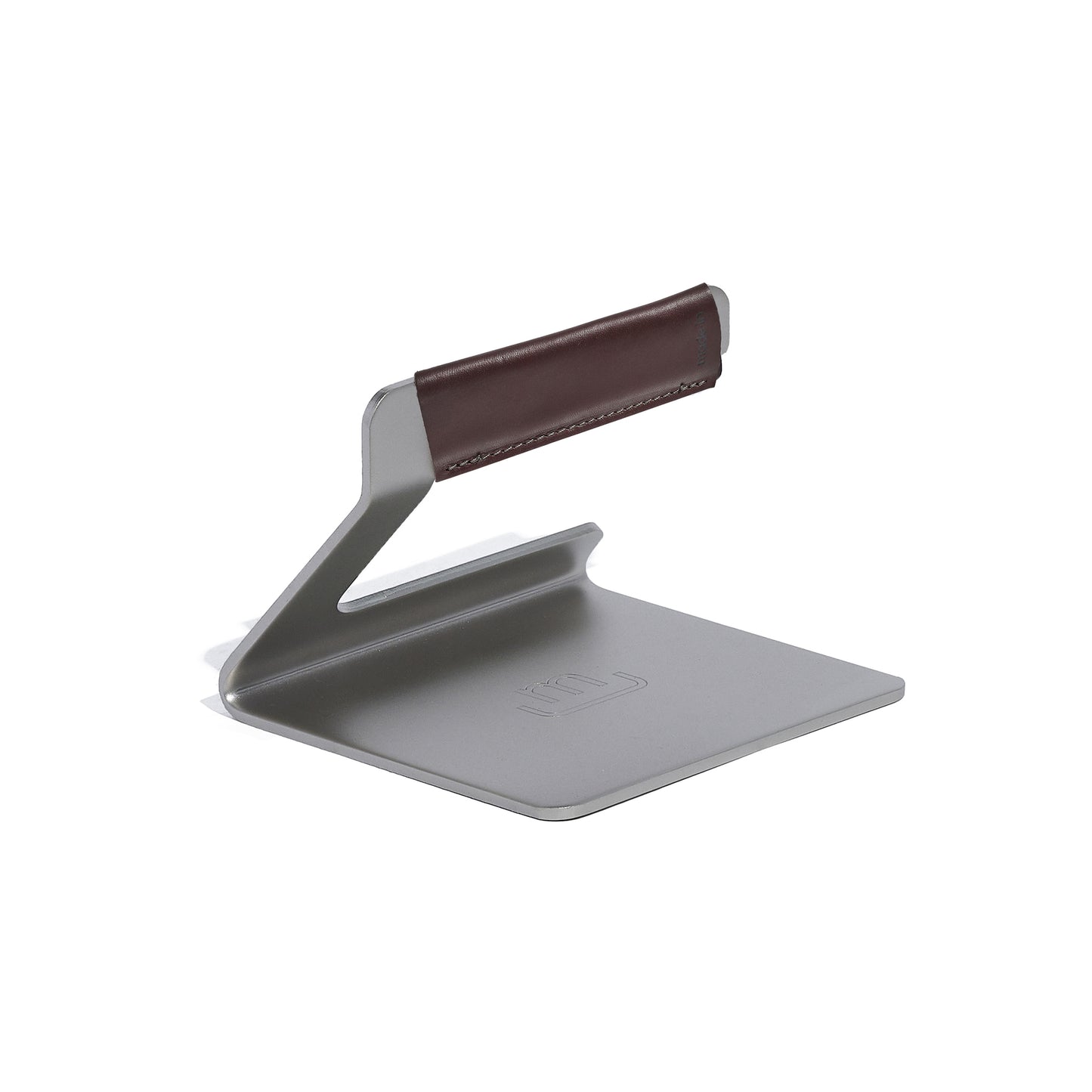 MADE IN Grill Press with Leather Handle Cover