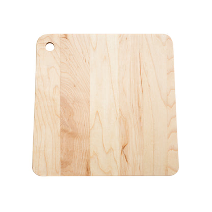 Maple Square Cheese Board-9 1/2" x 9"