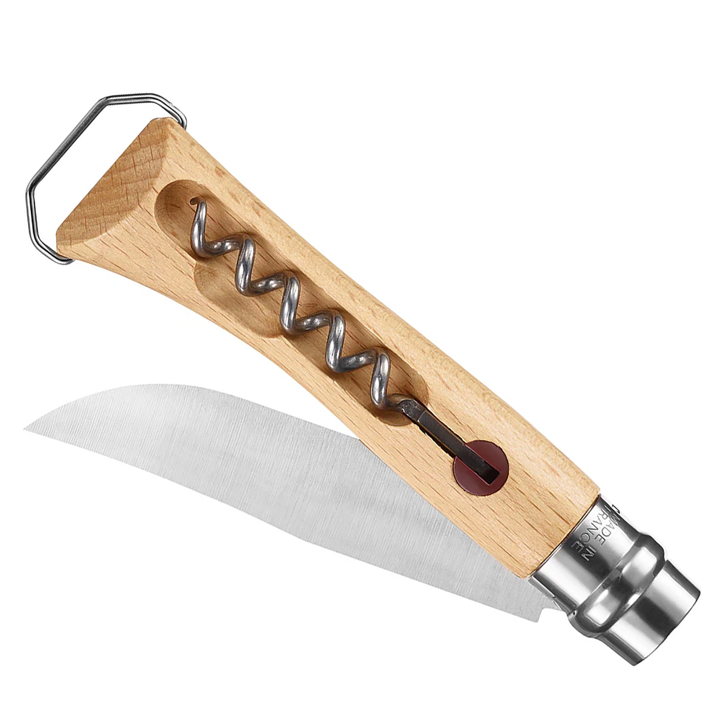 Opinel No. 10 Corkscrew Knife + Bottle Opener