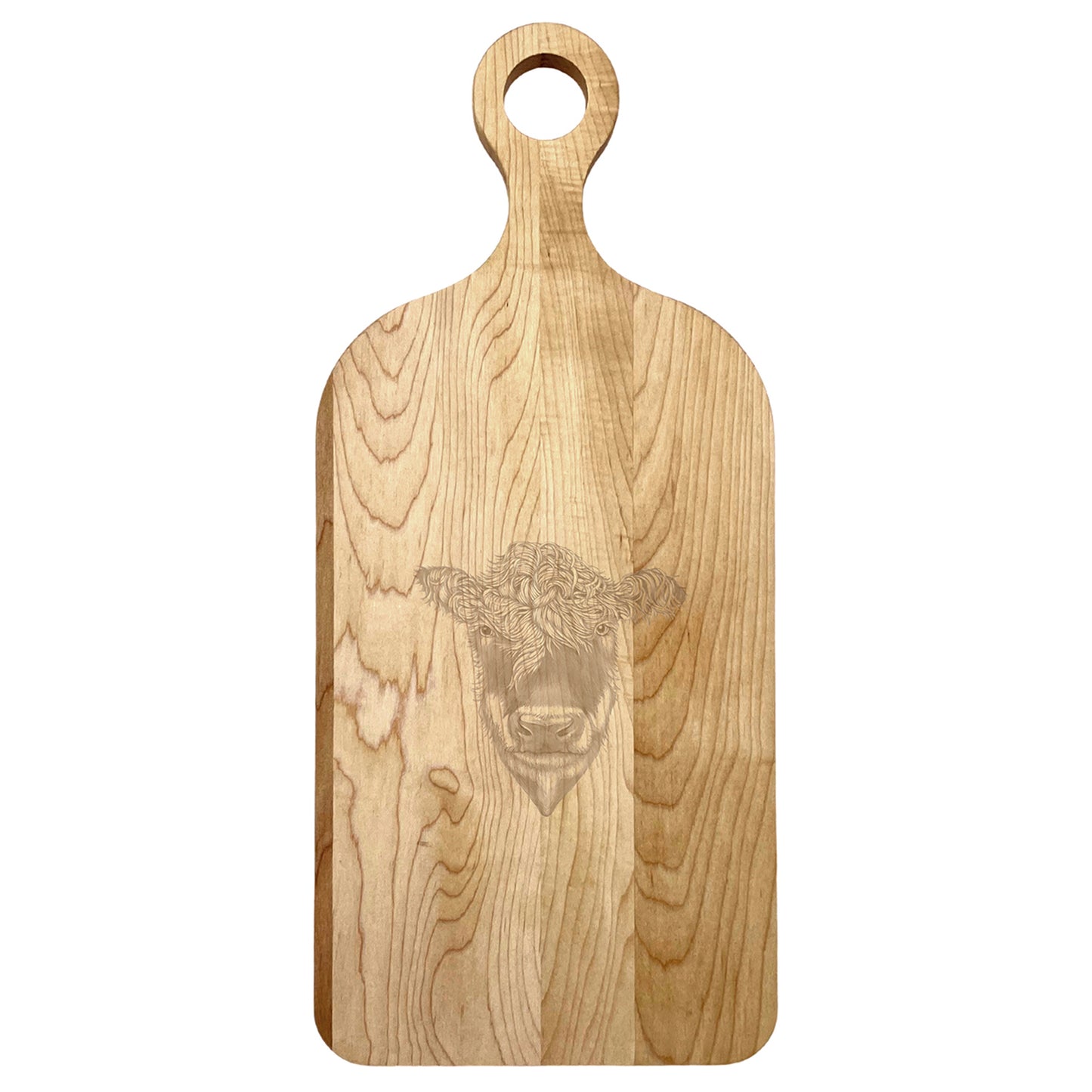 Laura Zindel Large Maple Paddle Serving Board - More designs available