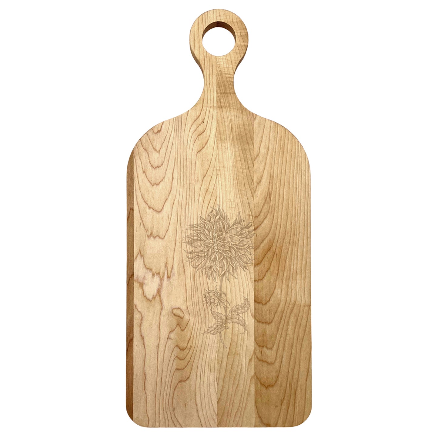 Laura Zindel Large Maple Paddle Serving Board - More designs available