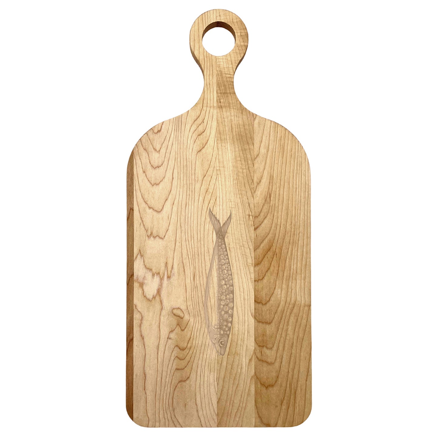 Laura Zindel Large Maple Paddle Serving Board - More designs available