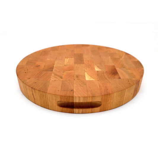 Professional End Grain Cherry Board-16" Round