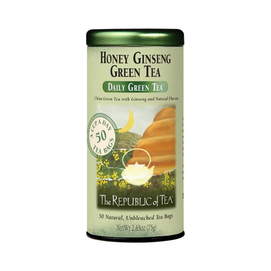 Republic of Tea Honey Ginseng Green Tea Bags