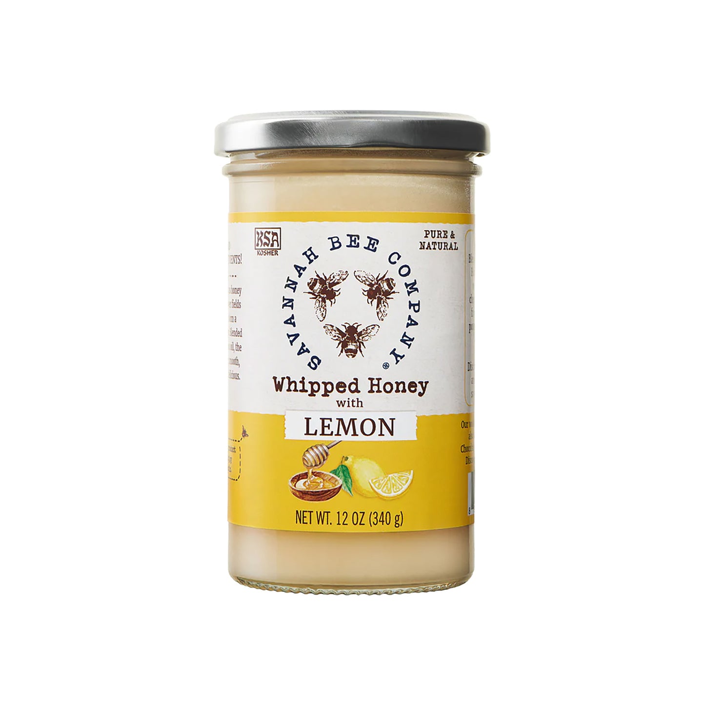 Whipped Honey with Lemon- 12 oz.