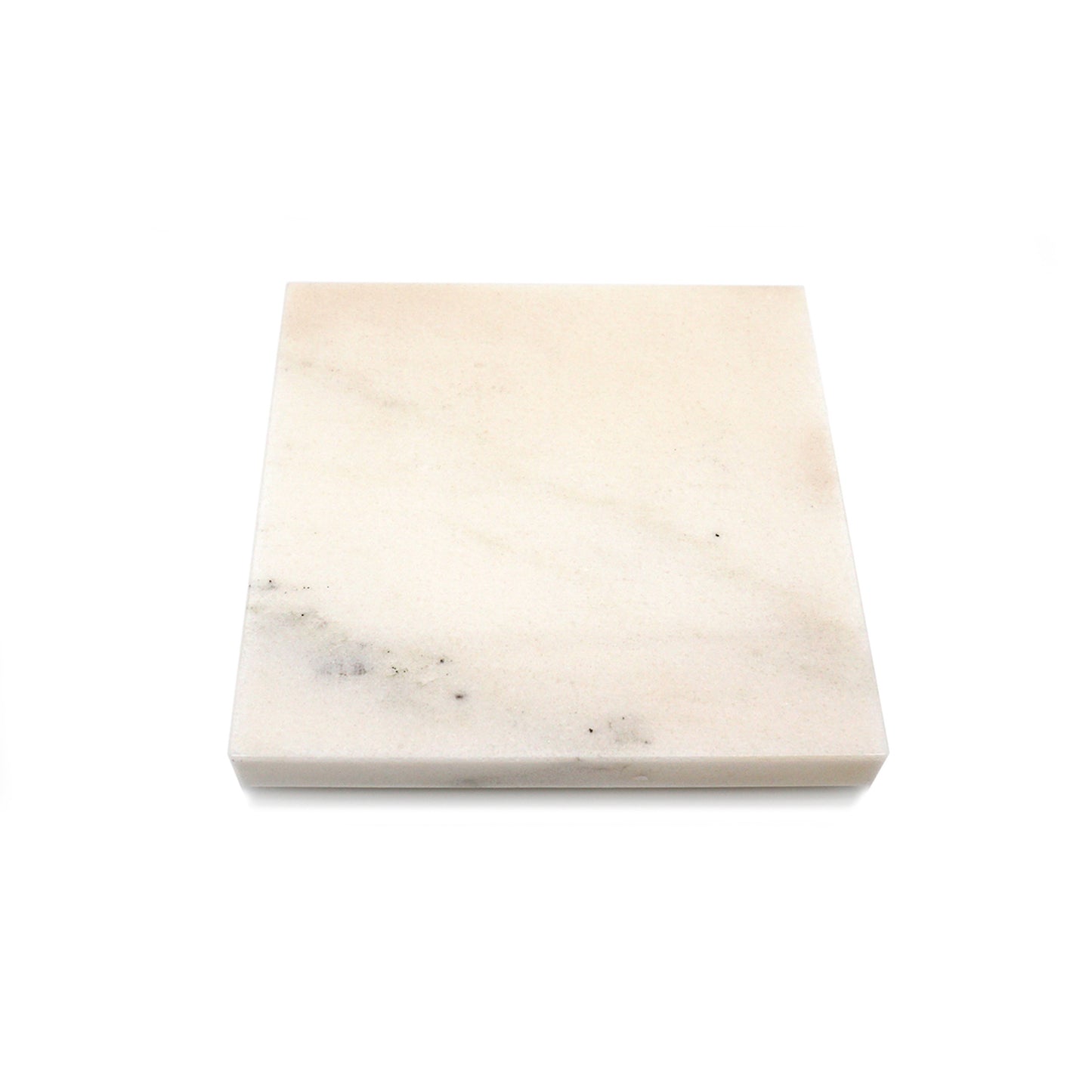 White Vermont Marble Square Trivet