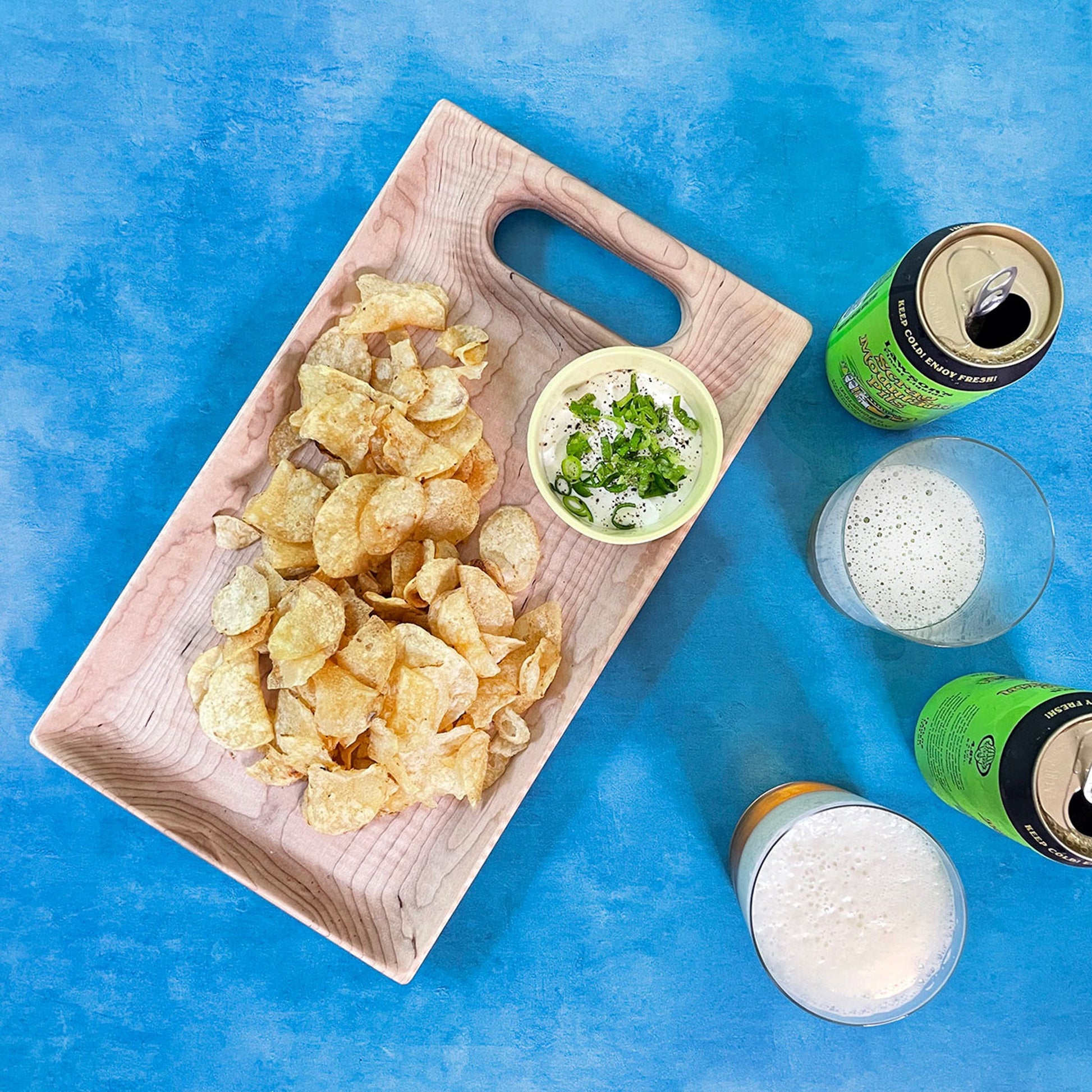 Shackleton-Thomas Maple Rectangle Handled Board-14" x 8"