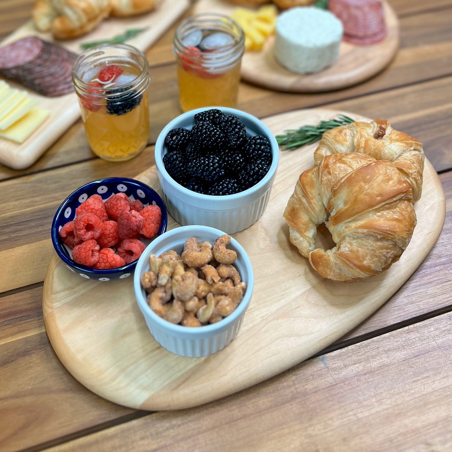 Classic Maple Oval Serving Board-14" x 8 1/2"