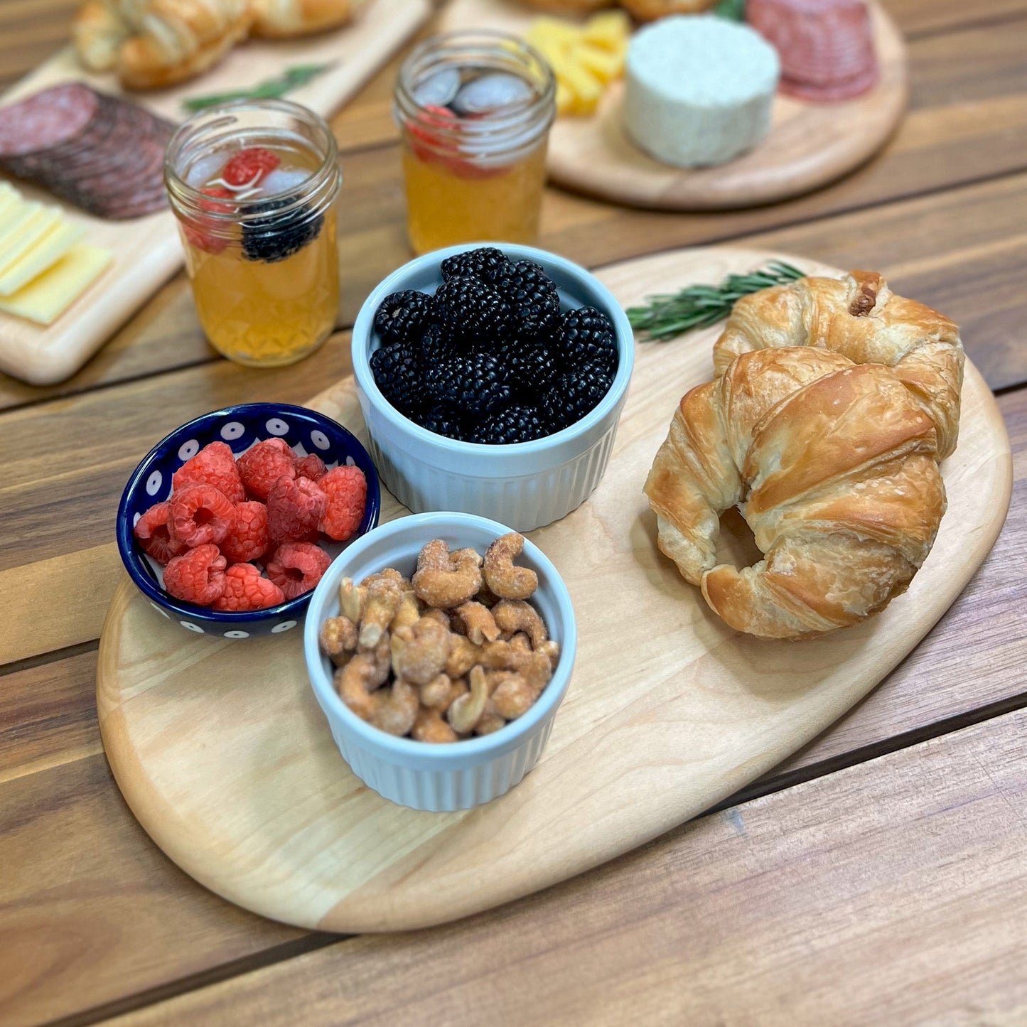 Classic Maple Oval Serving Board-14" x 8 1/2"