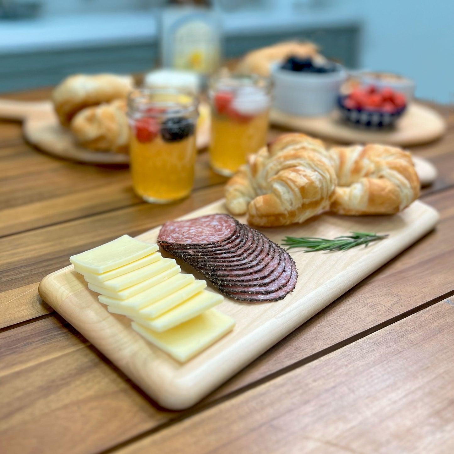 Classic Maple Rectangle Serving Board- 17"x 6"