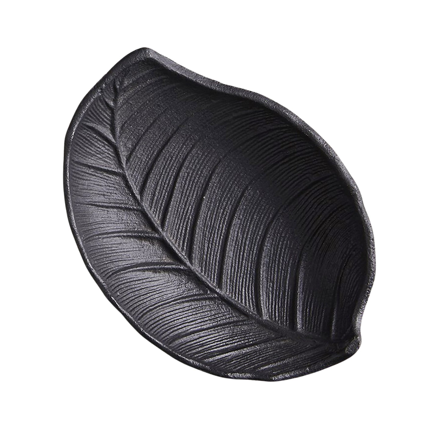 Cast Iron Embossed Leaf Bowl