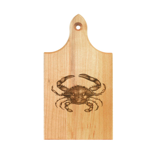 Laura Zindel Mini Maple Bar Board-Blue Crab
