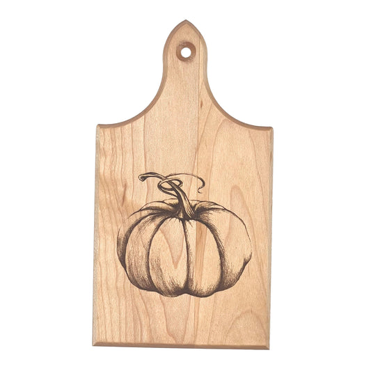 Laura Zindel Mini Maple Bar Board-Ghost Pumpkin