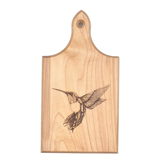 Laura Zindel Mini Maple Bar Board-Hummingbird