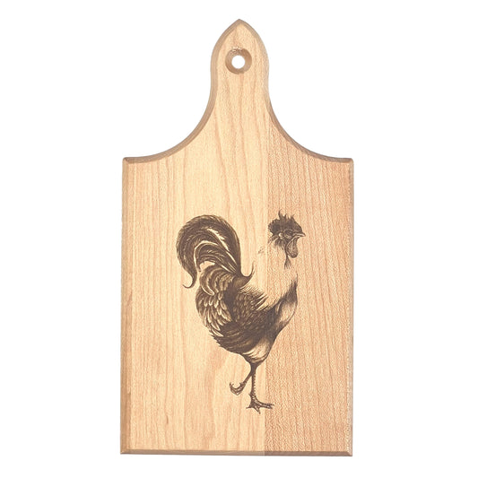 Laura Zindel Mini Maple Bar Board-Rooster