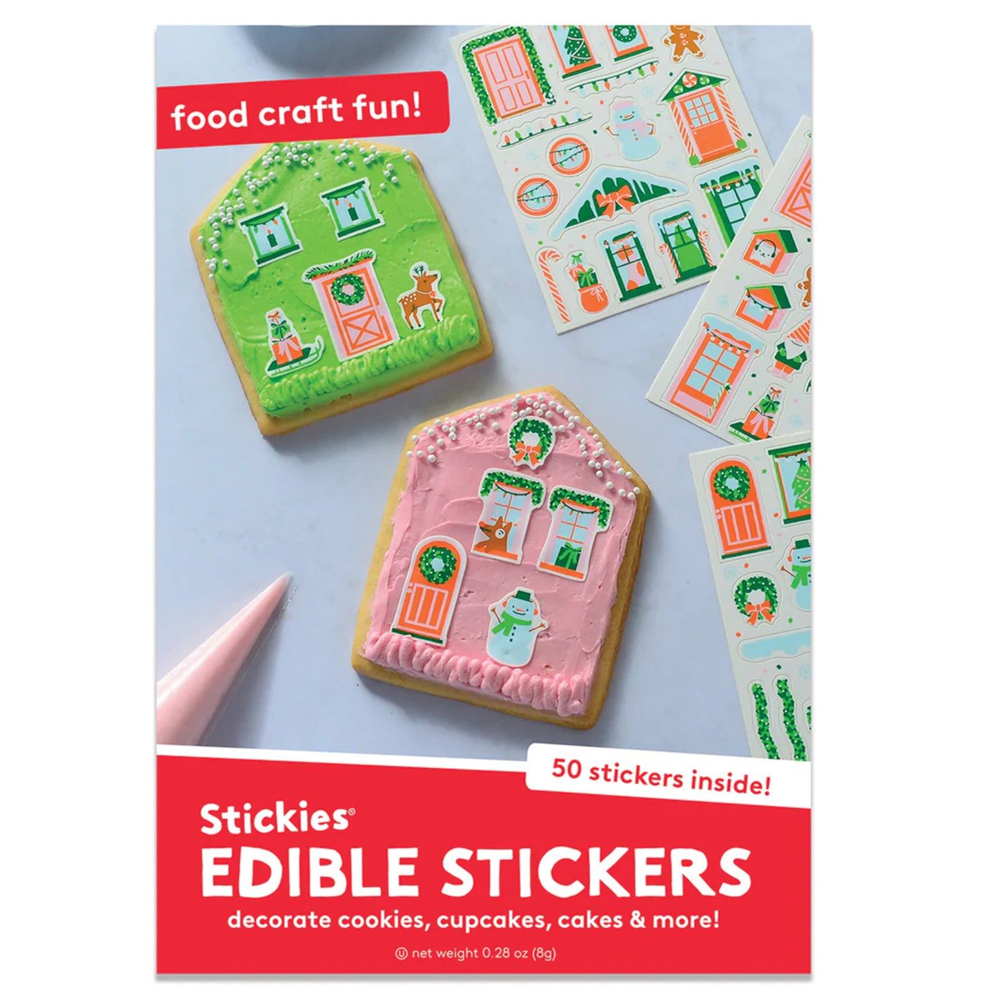 Holiday Village Edible Stickers
