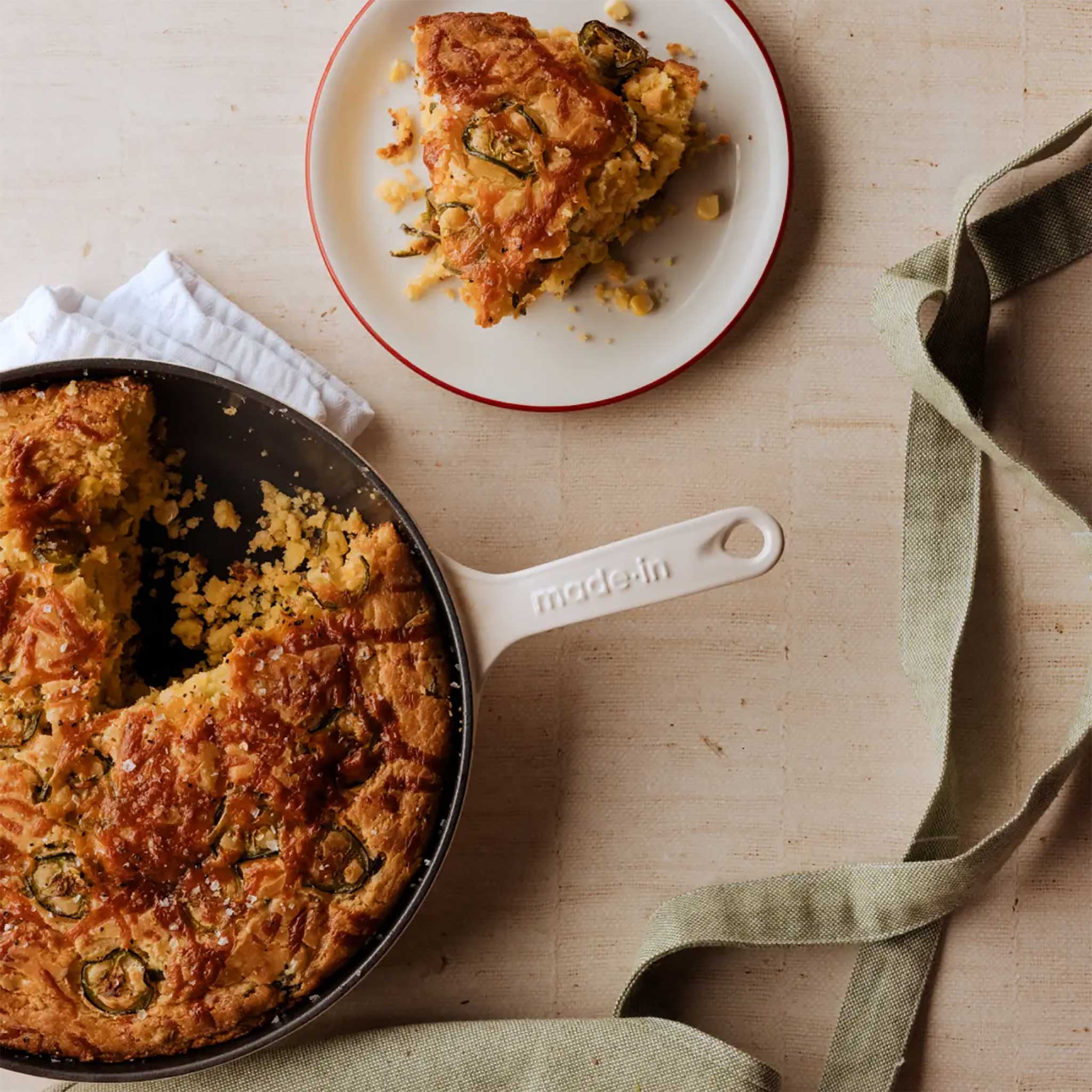 Jalapeño Cheddar Cornbread with Honey Butter by Jessica Varga – JK Adams