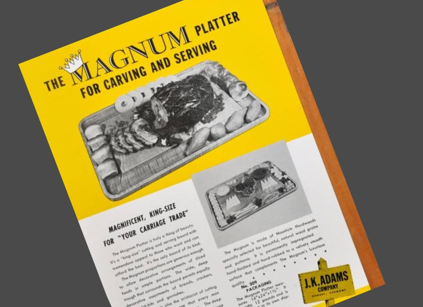 Historic Magnum platter advertisment