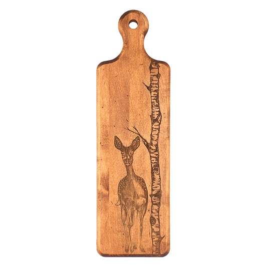 Laura Zindel Artisan Maple Plank Serving Board-Doe