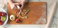 Apple peeler in kitchen for pie baking prep