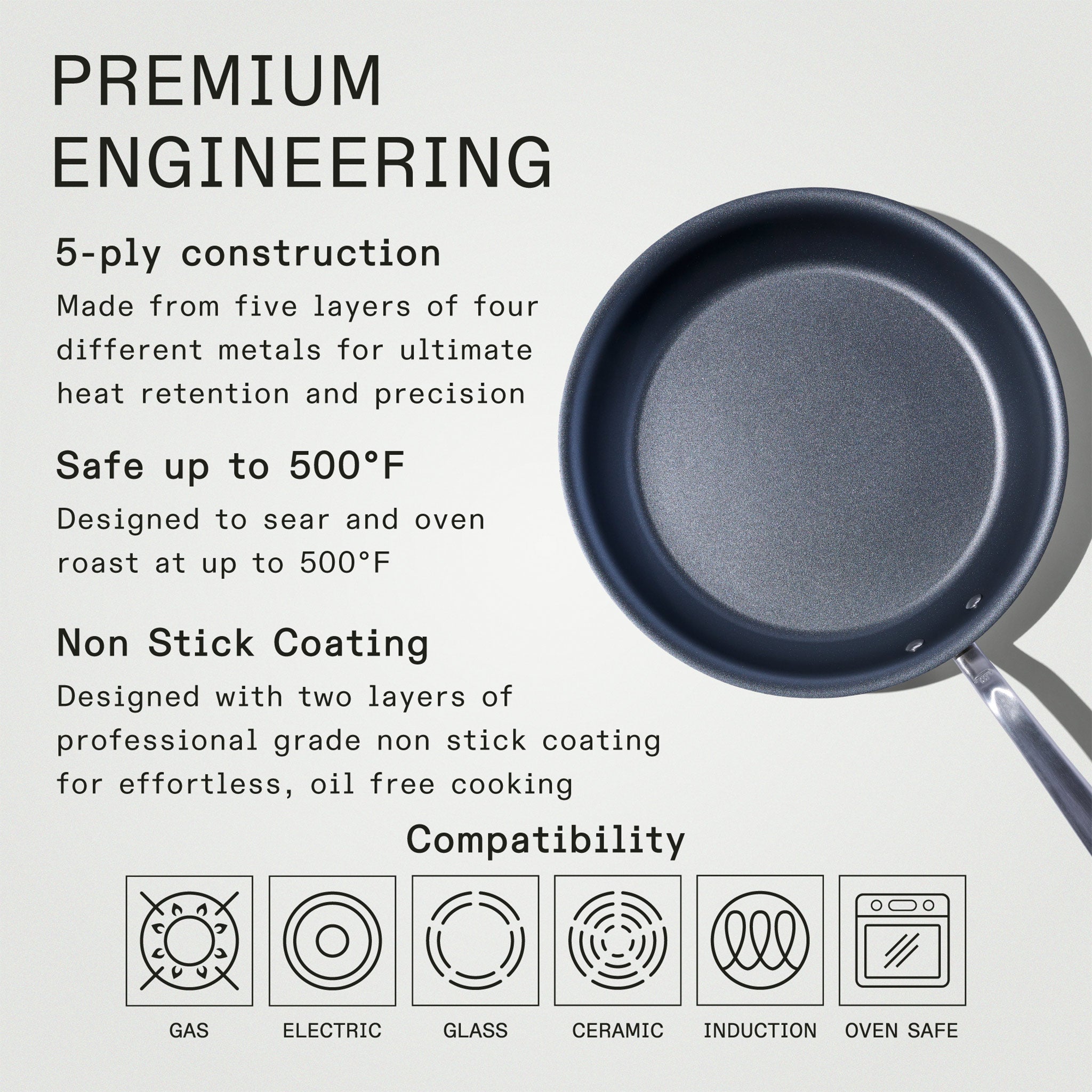 ProCoat 12” Non Stick Fry Pan - Thumbnail 3